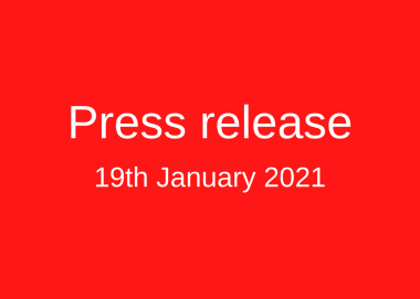 Press release 19th January 2021