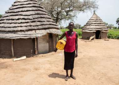 ADUT MARIU grew outside South Sudan in Gorin, Sudan where there was access to clean water. 